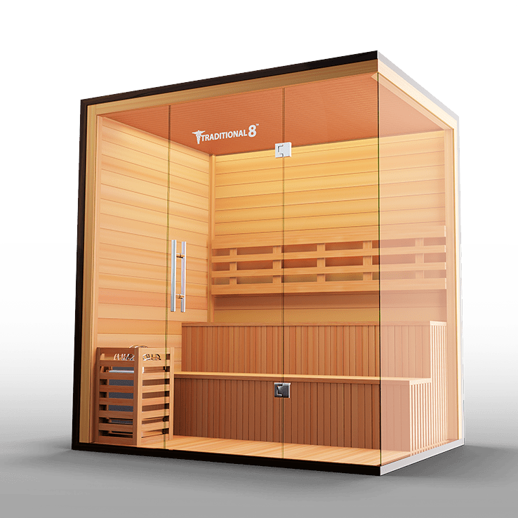 Medical Sauna Traditional 8 Plus Indoor Sauna 3-5 People.