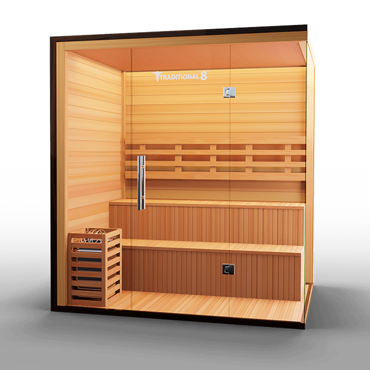 Medical Sauna Traditional 8 Plus Indoor Sauna 3-5 People.