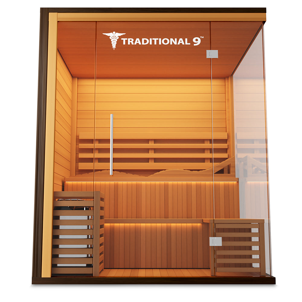 Medical Sauna Traditional 9 Plus Indoor Sauna 3-6 People.