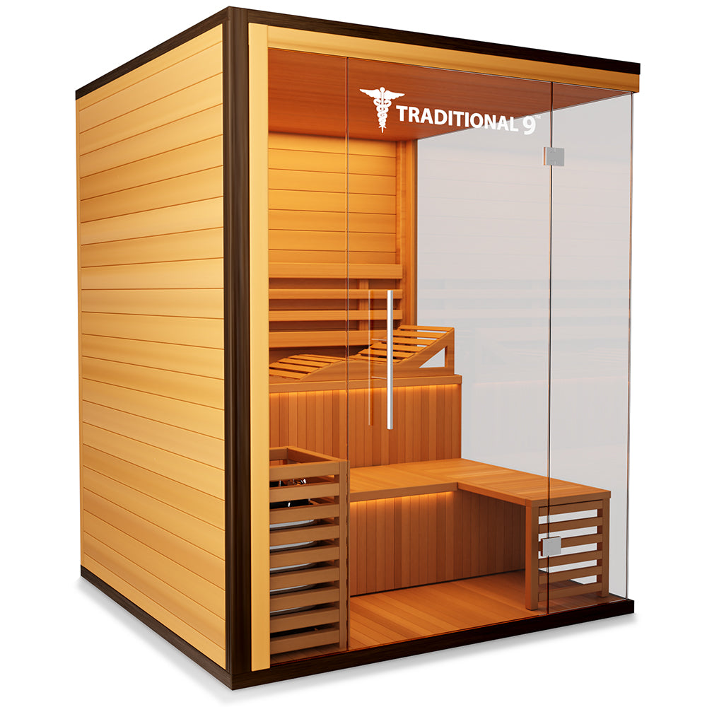 Medical Sauna Traditional 9 Plus Indoor Sauna 3-6 People.