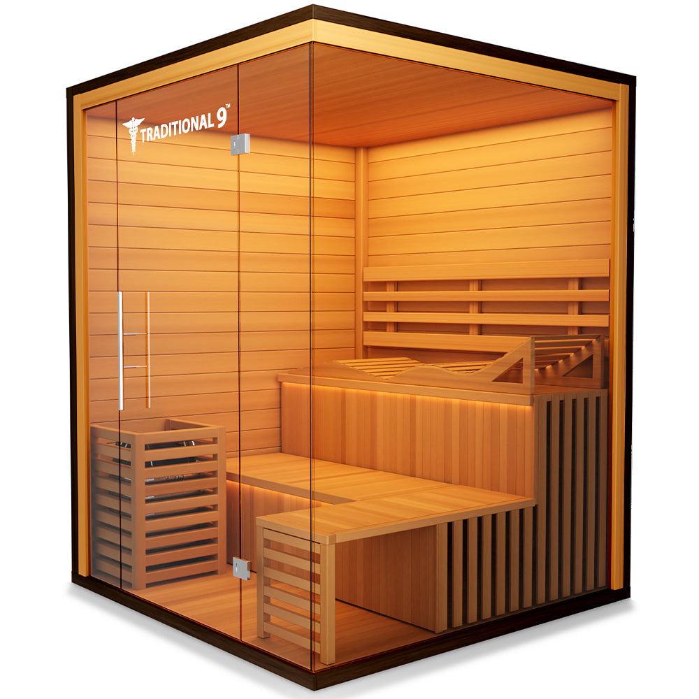 Medical Sauna Traditional 9 Plus Indoor Sauna 3-6 People.