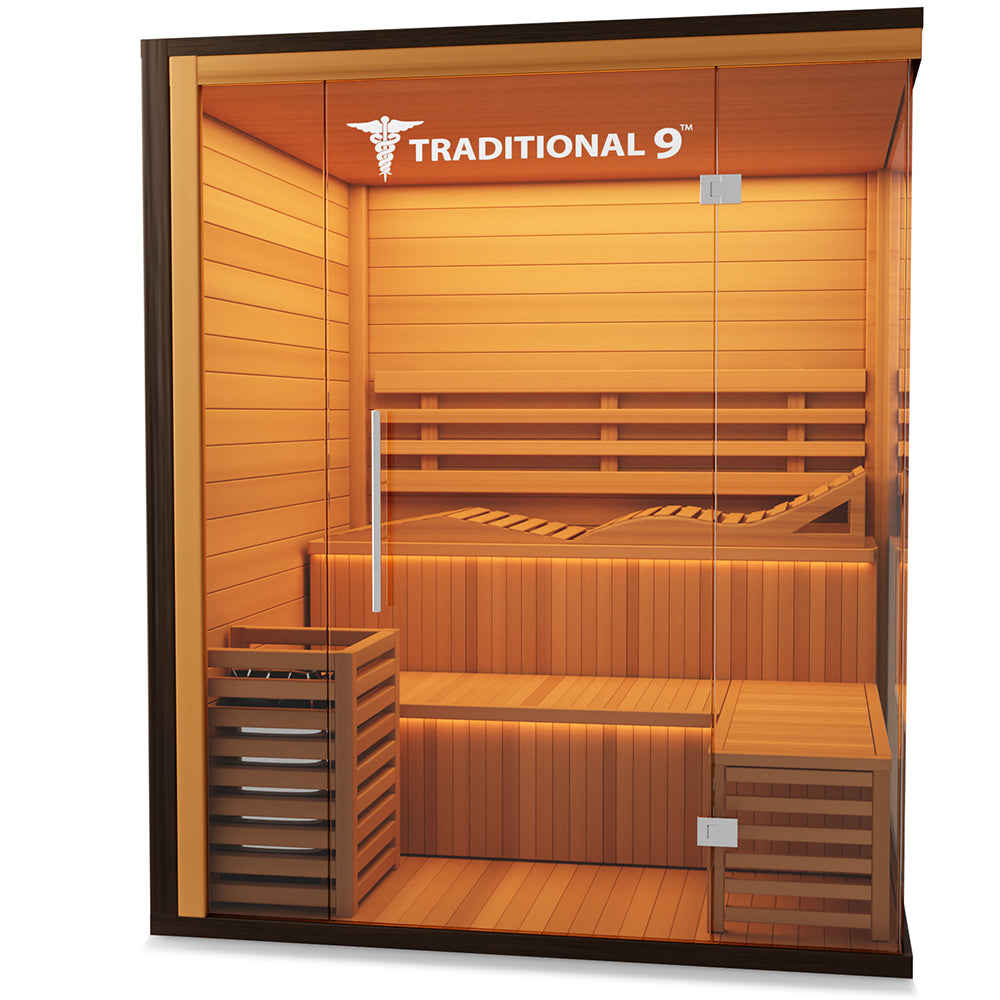 Medical Sauna Traditional 9 Plus Indoor Sauna 3-6 People.