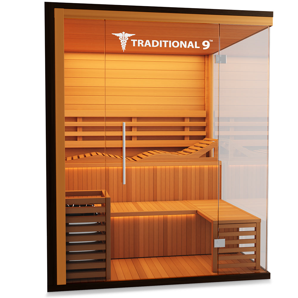 Medical Sauna Traditional 9 Plus Indoor Sauna 3-6 People.