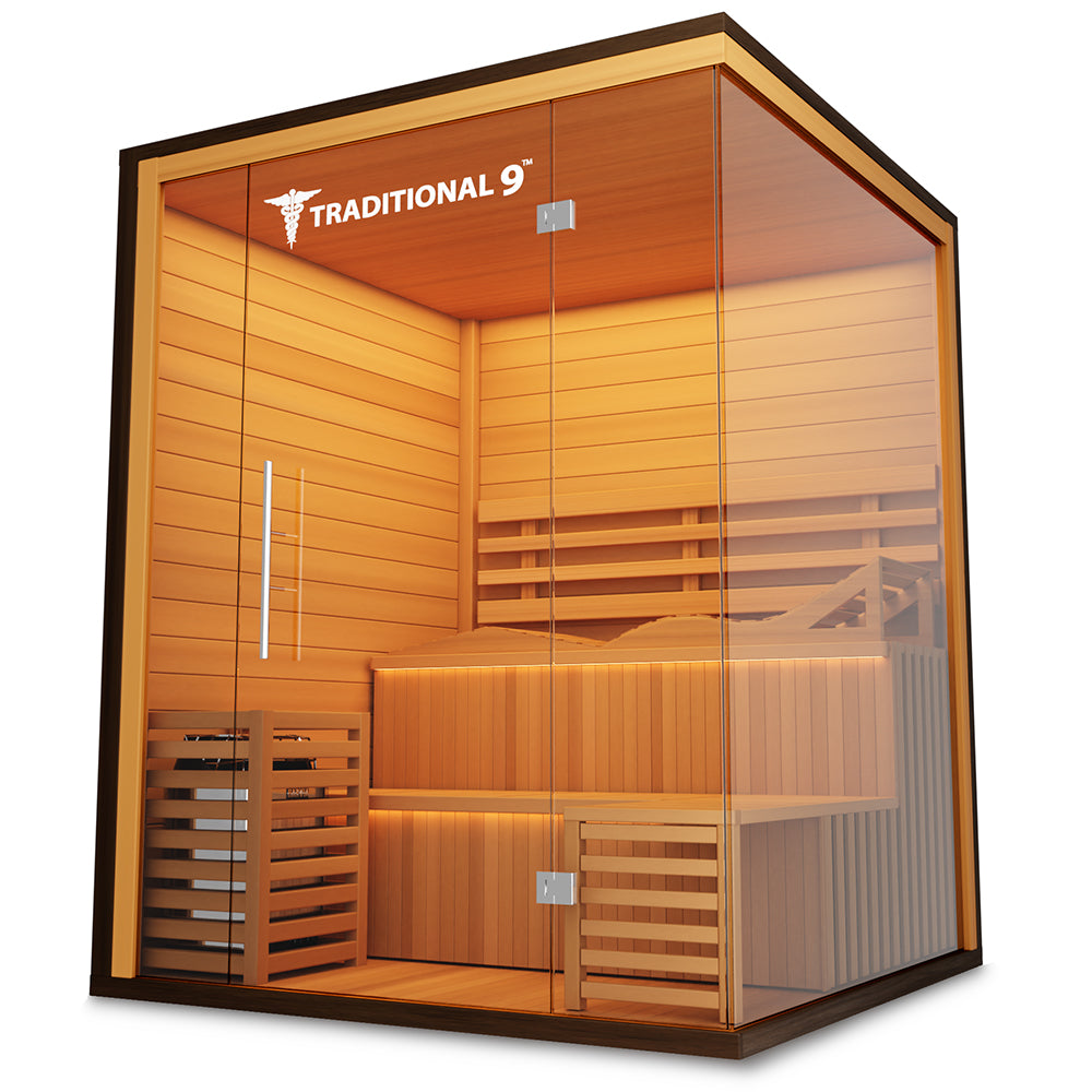 Medical Sauna Traditional 9 Plus Indoor Sauna 3-6 People.