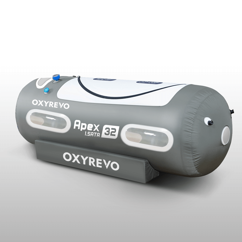 Main view of OxyRevo Apex 32 1.5 ATA Hyperbaric Chamber.