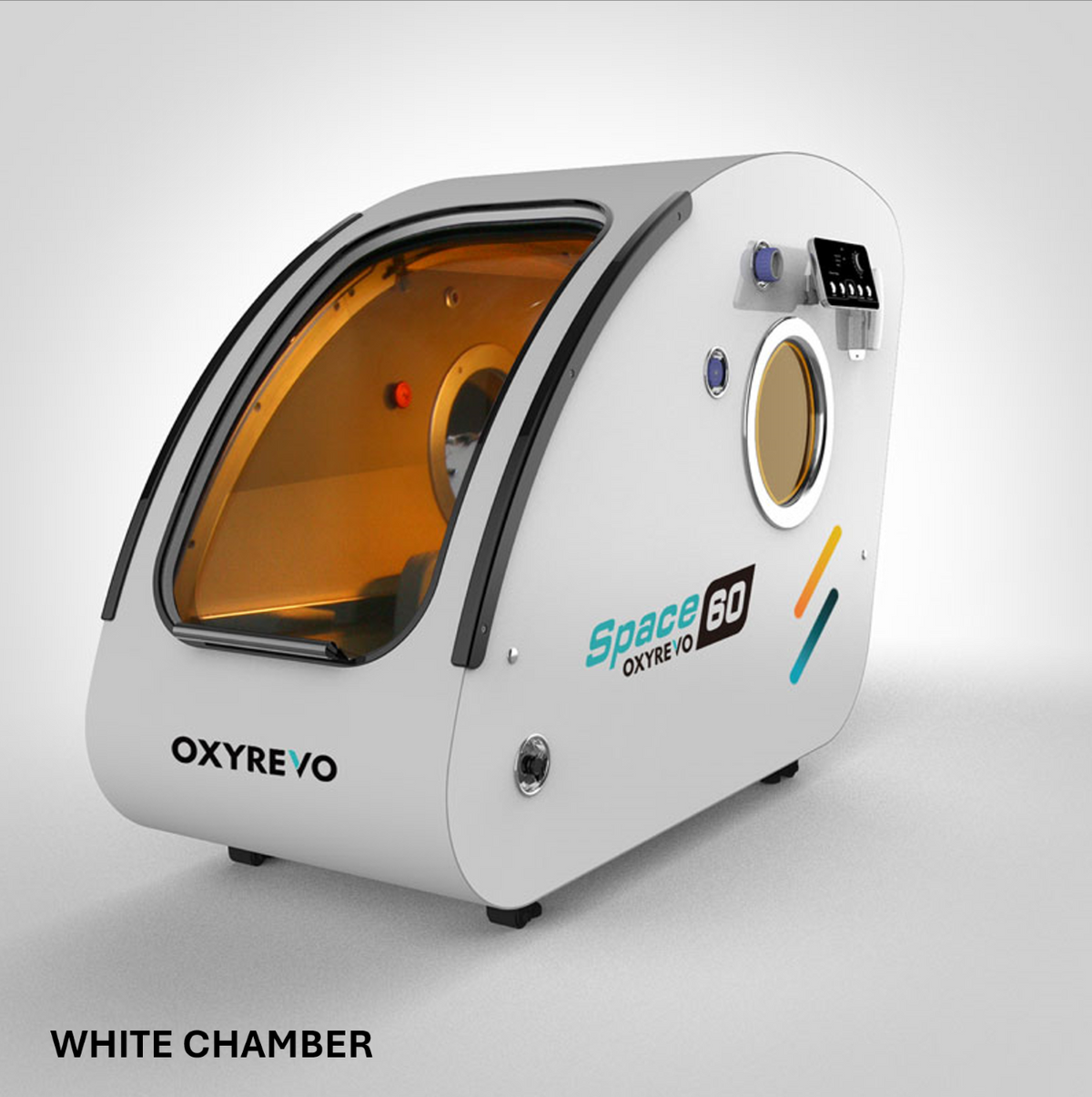 OxyRevo Space 60 Hyperbaric Chamber White chamber version.