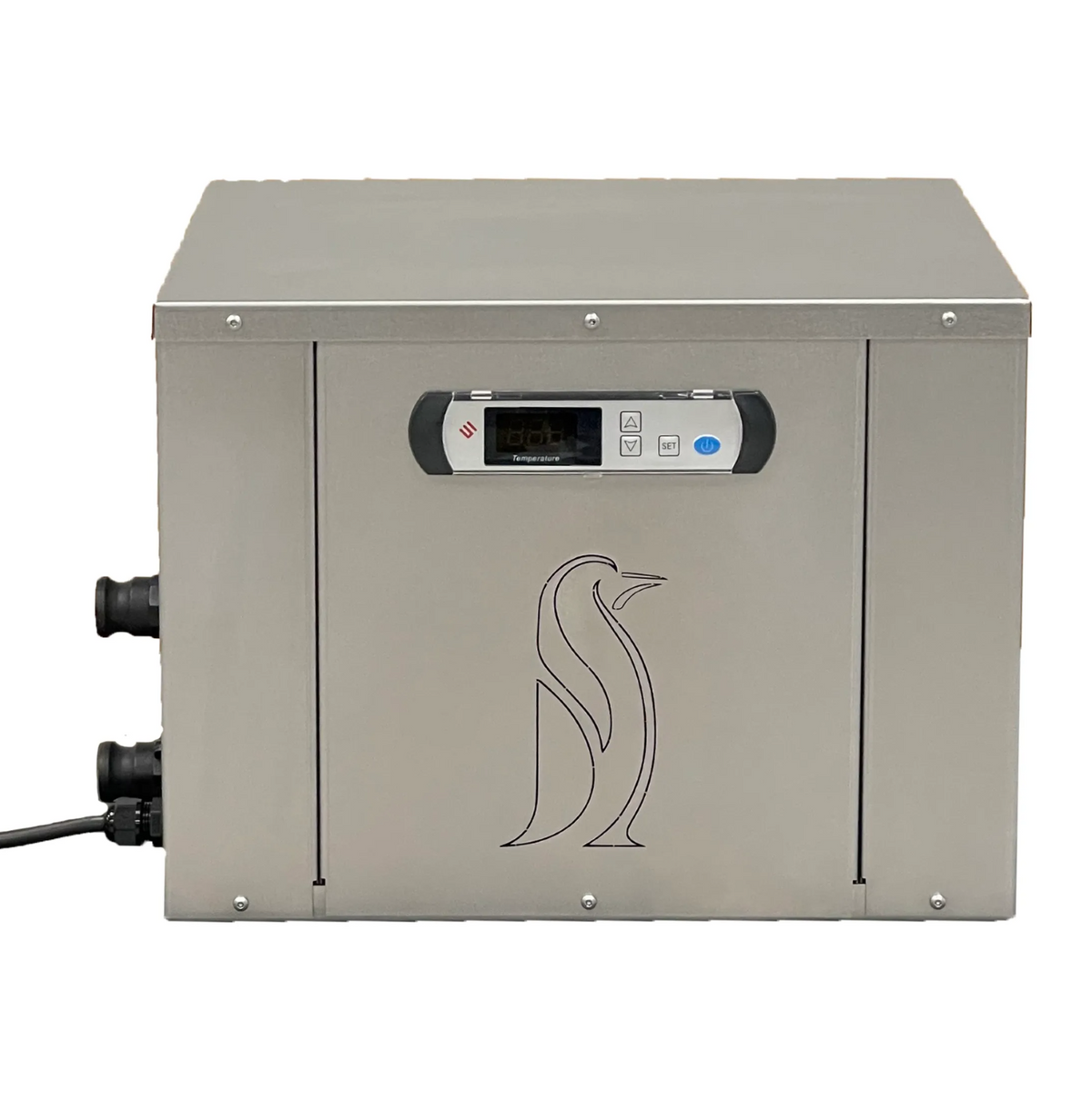 Front view of Penguin Chillers Cold Therapy Chillers. 