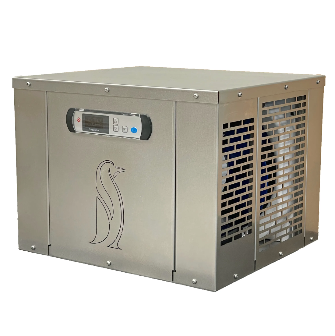 Side View of Penguin Chillers Cold Therapy Chiller.