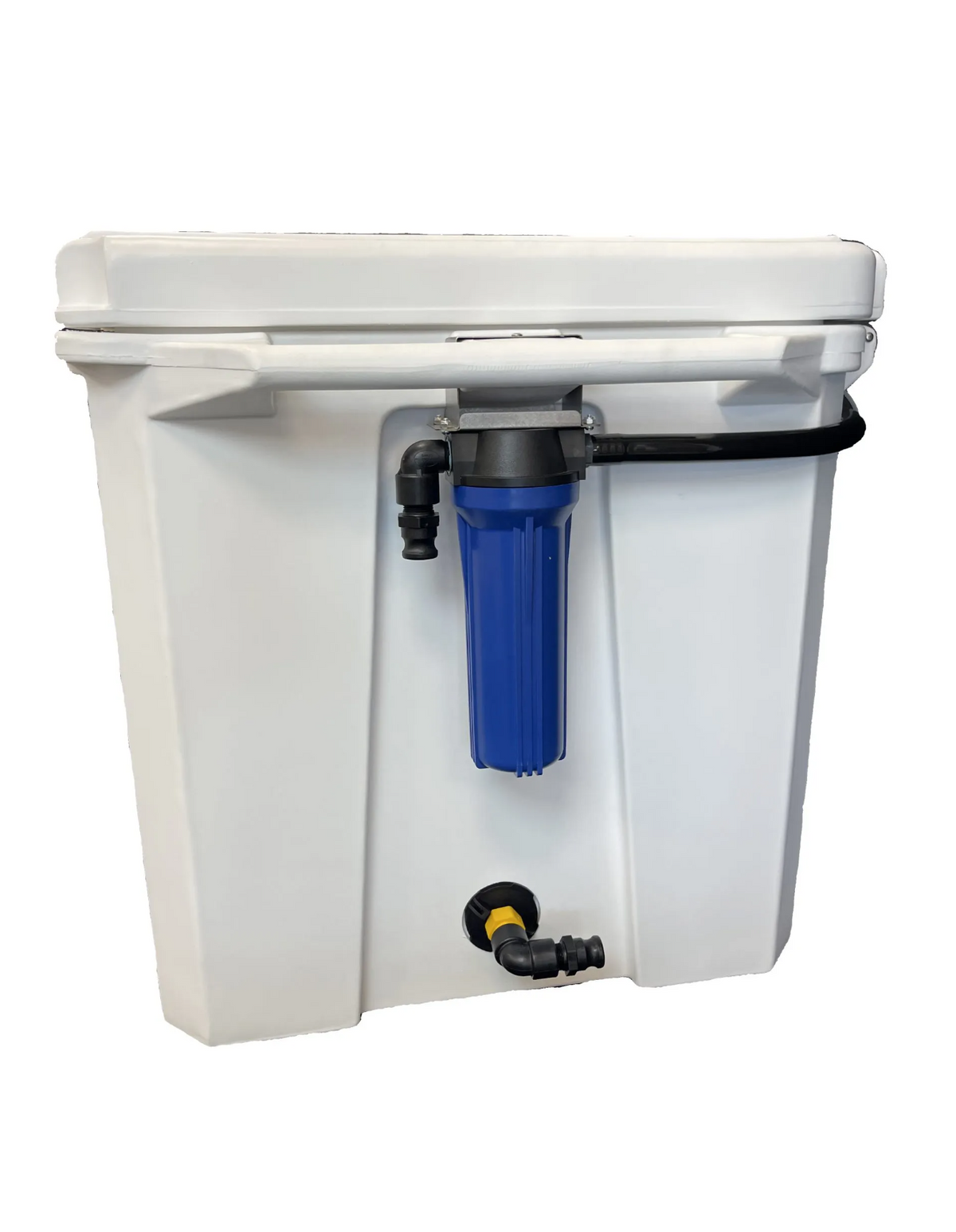 Side view of Penguin Chillers Cold Therapy Insulated Tub.