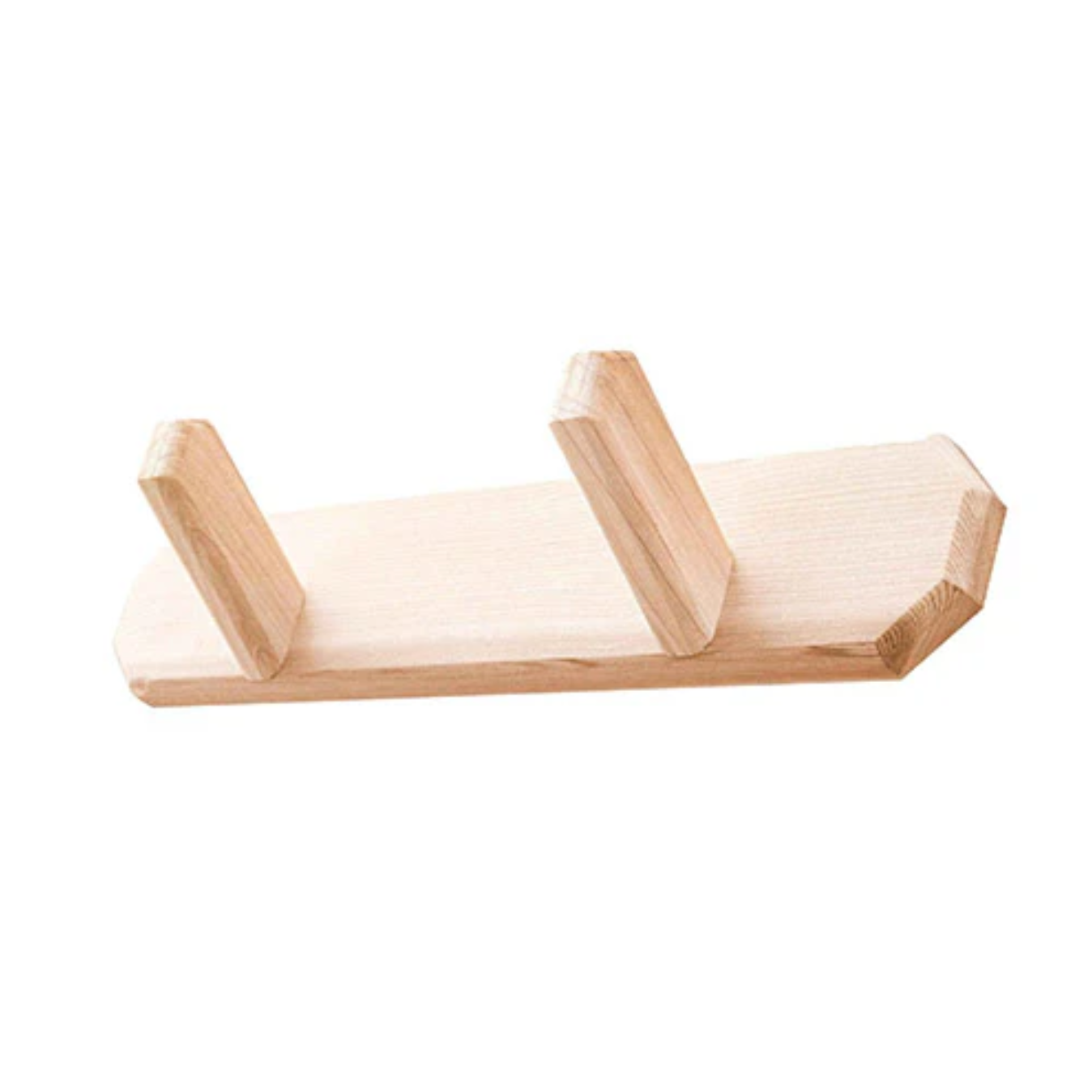 Scandia 2-Peg Cedar Towel Hanger.