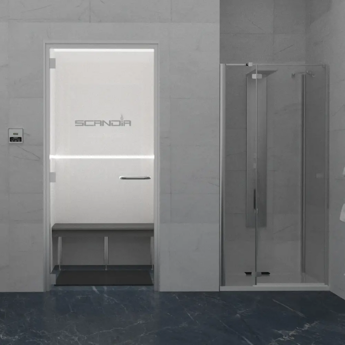 Scandia Advanced Hybrid Steam Room.