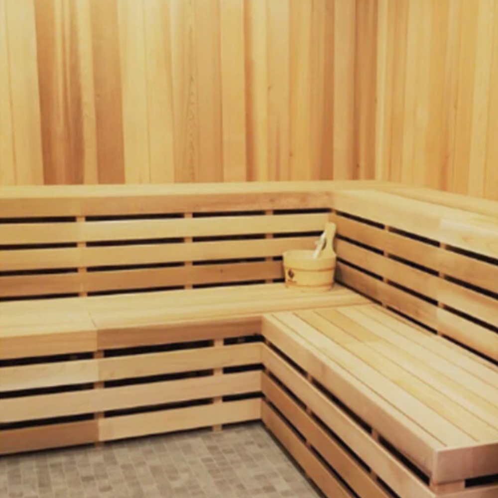 Main view of Scandia DIY Pre-Cut Sauna.