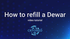 Video showing how to refill a Dewar of a Cryomed Basic Cryosauna.